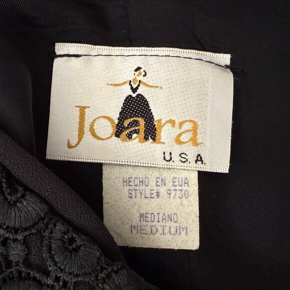 Joara Black Beaded embroided Sleeveless bodycon slim Evening Maxi Dress Medium - Picture 7 of 7